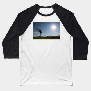 Angel at Sunset Time Baseball T-Shirt